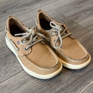 Sperry Kids Tan Boat Shoes